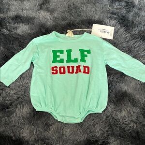 Boutique Elf Squad Green Bodysuit